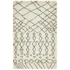 Weicher Hochflor Läufer Teppich gemustert - Zyrafete