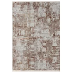 Weicher Kurzflor Teppich mit Vintage Optik - Stick