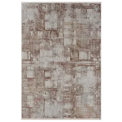 Weicher Kurzflor Teppich mit Vintage Optik - Stick