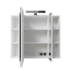 Weiße Badeinrichtung Möbelset - Ardin (vierteilig)