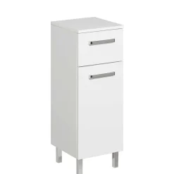 Weiße Badeinrichtung Möbelset - Ardin (vierteilig)