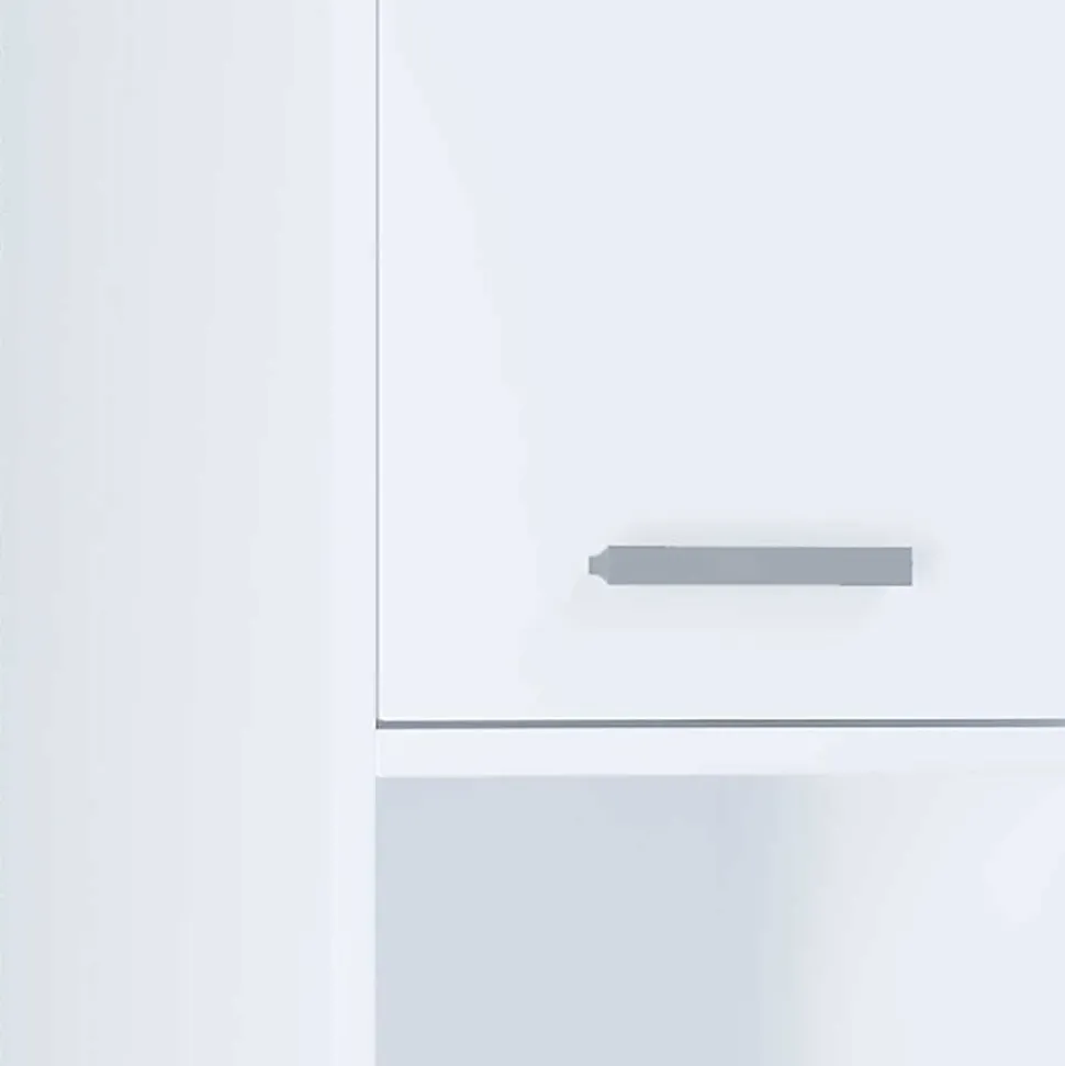 Weiße Badeinrichtung Set - Gransov (vierteilig)