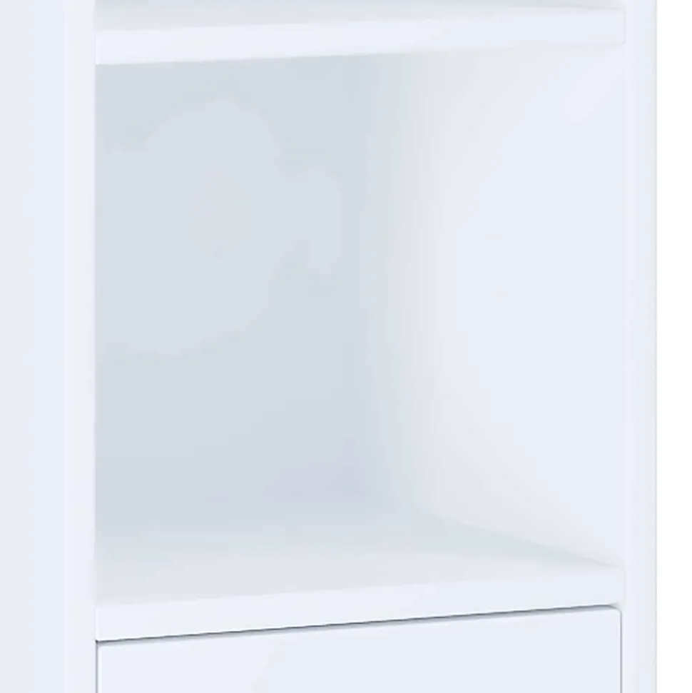 Weiße Badeinrichtung Set - Gransov (vierteilig)