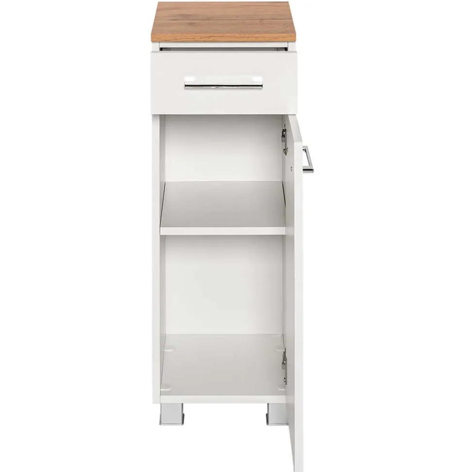 Weiße Badezimmermöbel Einrichtung - Lasdias (fünfteilig)