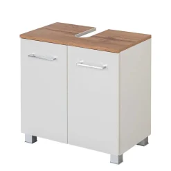 Weiße Badezimmermöbel Einrichtung - Lasdias (fünfteilig)