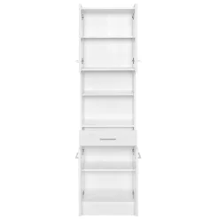 Weiße Badmöbel Kombi zum Aufstellen - Skiranov (vierteilig)