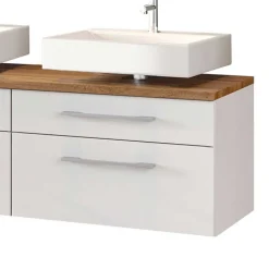 Weiße Badmöbel Waschplatz - Enwicos II (dreiteilig)
