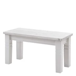 Weiße Esszimmerbank im Country Style - Veproma