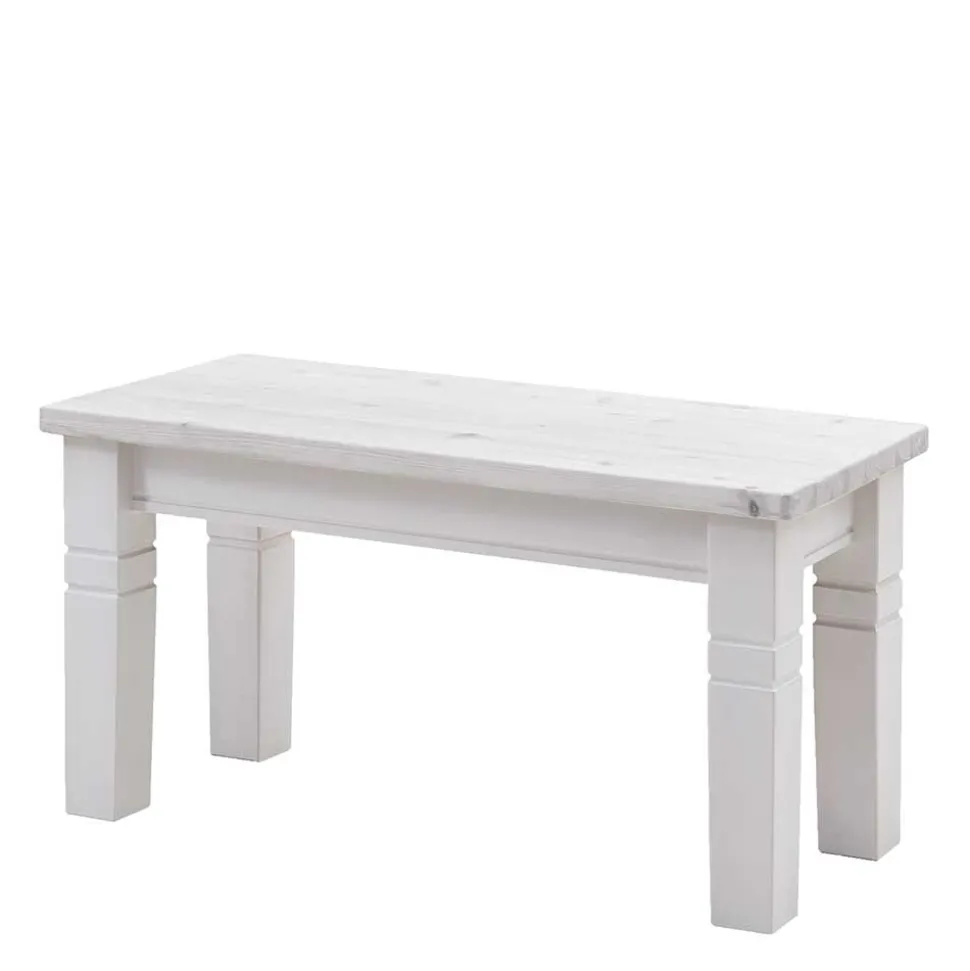 Weiße Esszimmerbank im Country Style - Veproma