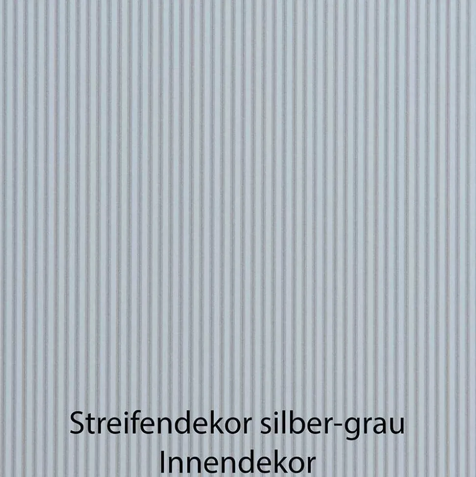 Weiße Hochkommode mit Glasfront - Rocca