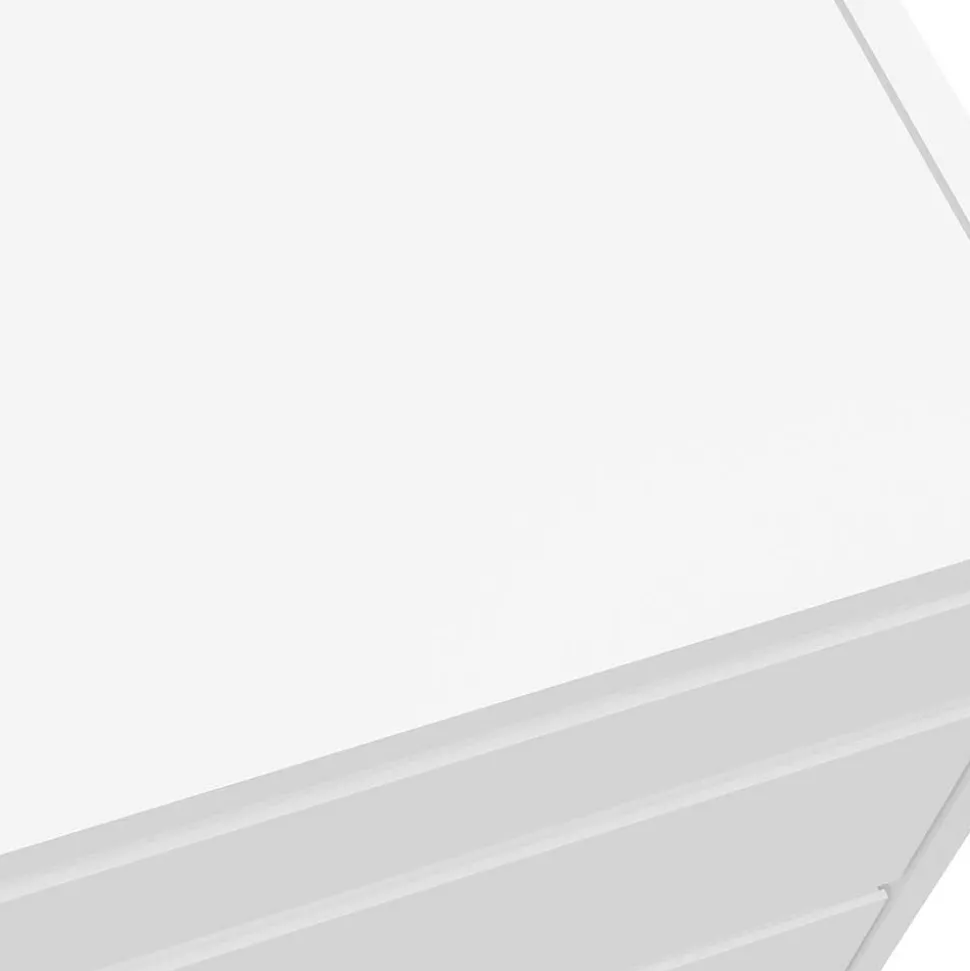 Weiße Hochkommode mit Spiegel aufklappbar - Ricks