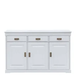 Weiße Kombi-Kommode im Landhausstil - Presto