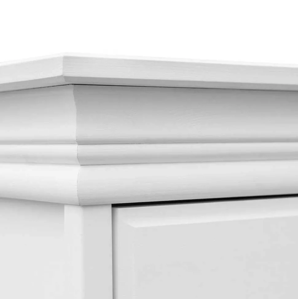 Weiße Kombi-Kommode im Landhausstil - Presto