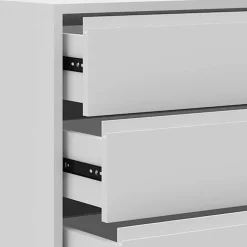 Weiße Kommode mit niedrigen Haarnadel Beinen - Vair