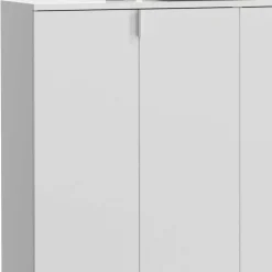 Weiße Kommode 5-türig - Ejulia (dreiteilig)