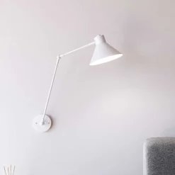 Weiße Metallleuchte für die Wandmontage - Continento