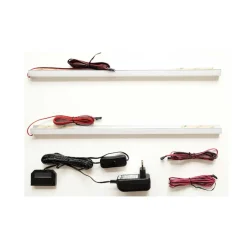 Weiße Stauraumvitrine in modernem Design - Loazin