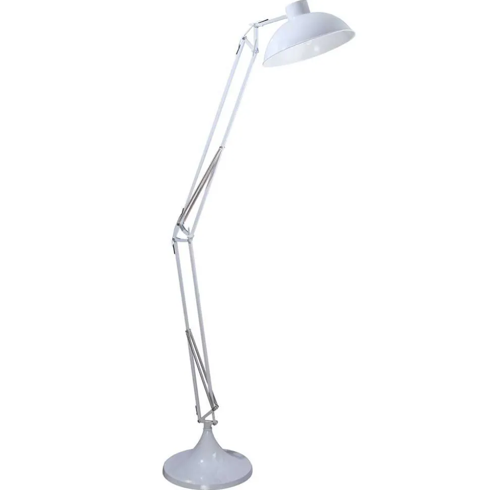 Weiße Stehlampe im modernen Retrostil - Pulse