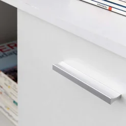 Weiße Türen Kommode 104 cm hoch - Luan