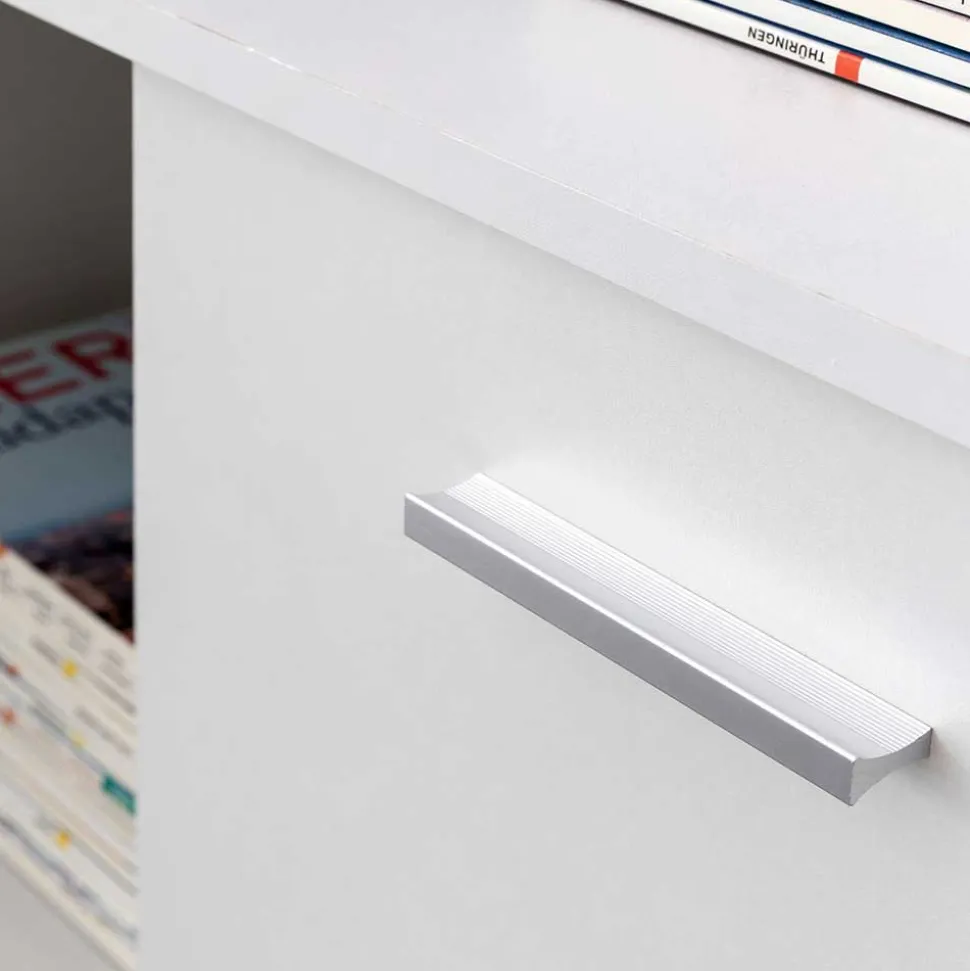 Weiße Türen Kommode 104 cm hoch - Luan