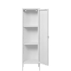 Weiße Vitrine aus Stahl - Sancrez