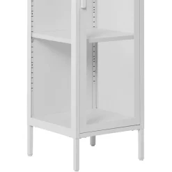 Weiße Vitrine aus Stahl - Sancrez