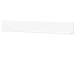 Weiße Wohnzimmerschränke & Wandboard im Set - Dualkos (vierteilig)