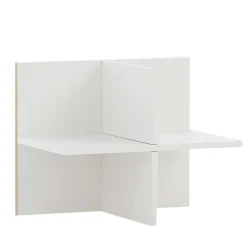 Weißer Aktenschrank mit sieben Fächern - Empire