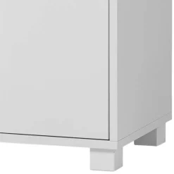 Weißer Badezimmerschrank 165 cm hoch - Seriacus