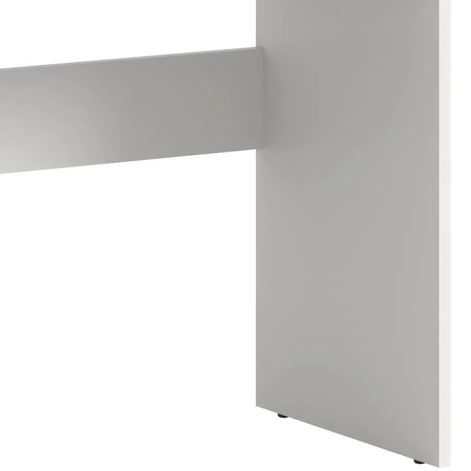 Weißer Design-Schminktisch mit Spiegel - Ustabo