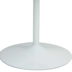 Weißer Esszimmer Esstisch in Rund - Sasmia