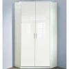 Weißer Kleiderschrank für die Ecke - Venture