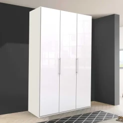 Weißer Kleiderschrank mit 150 cm Breite - Dolienca