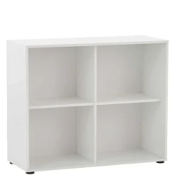 Weißer Office Aktenschrank 168 cm hoch - Empire