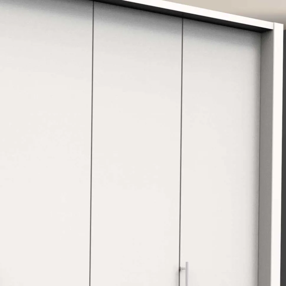 Weißer Schlafzimmer Kleiderschrank mit Falttüren - Donpiave