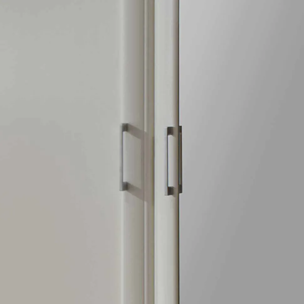 Weißer Schlafzimmerschrank Ronis mit drei Türen