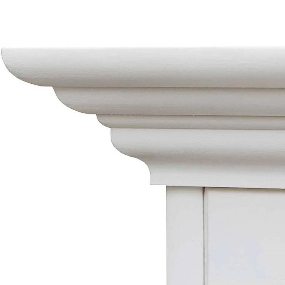 Weißer Schlafzimmerschrank im Landhausstil - Indico