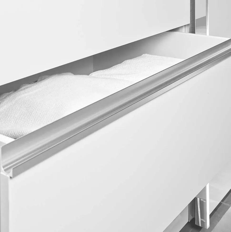 Weißer Schlafzimmerschrank mit Schwebetüren - Baltimore