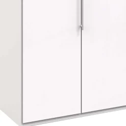 Weißer Schrank mit zwei Falttüren & Tür - Donpiave