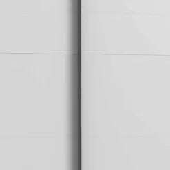 Weißer Schwebetürenschrank 179 cm breit - Ordinia