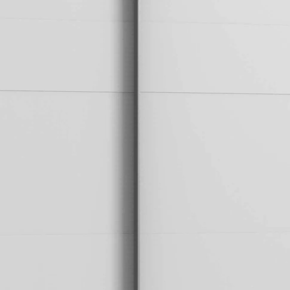Weißer Schwebetürenschrank 179 cm breit - Ordinia