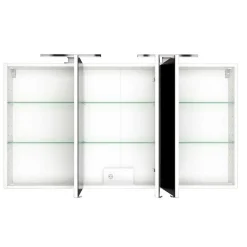 Weißer Spiegelschrank in 120cm Breite - Vandan