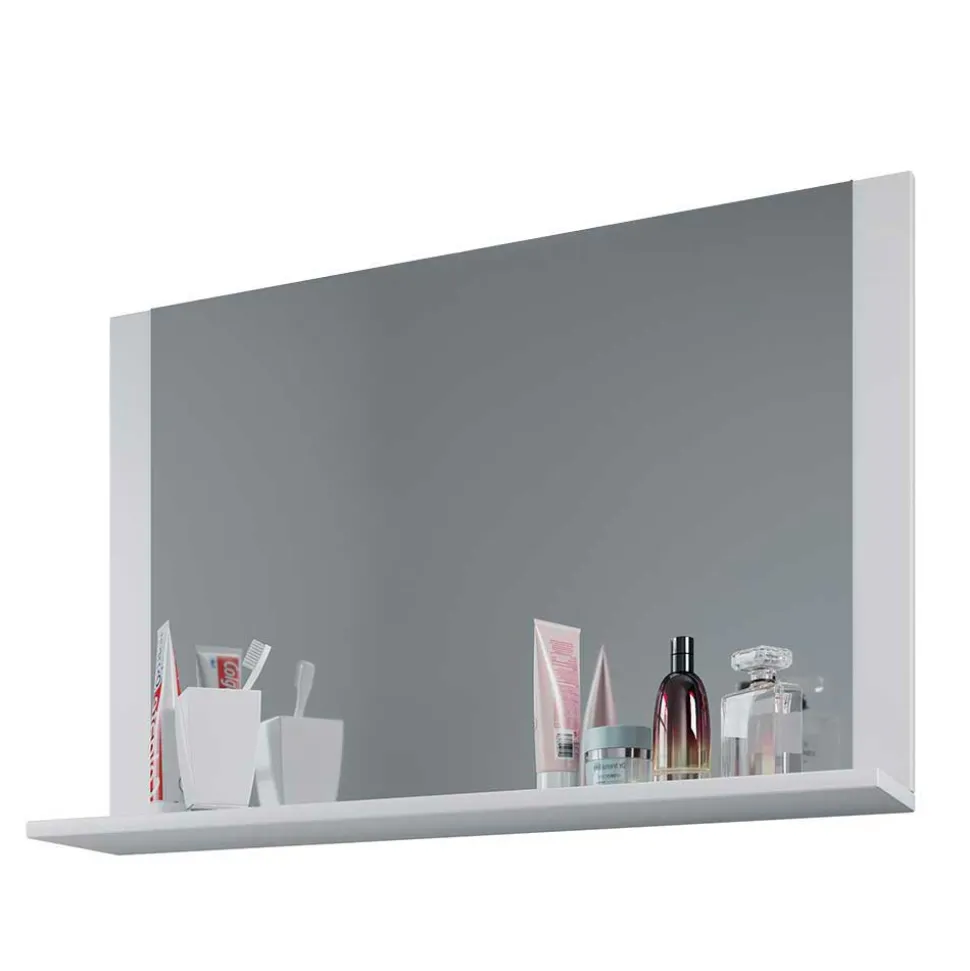 Weißer Waschplatz & Hochschrank - Ipsum (dreiteilig)