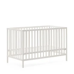 Weißes Babybett mit Rundum-Gitter - Tijong