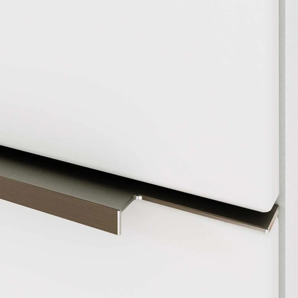 Weißes Badezimmermöbel Set groß - Livendas (fünfteilig)