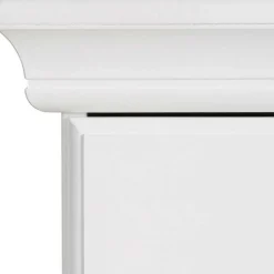 Weißes Buffet Schrank aus Kiefer massiv - Akbelev