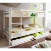 Weißes Etagenbett mit 2 Bettkästen - Tyler