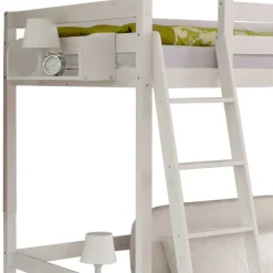 Weißes Hochbett in 90x200 oder 140x200 - Kerfa