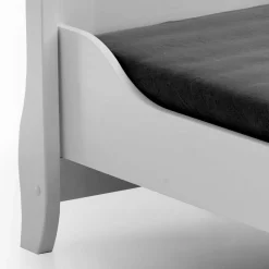 Weißes Holz Babybett inklusive Umbauseiten - Satumare