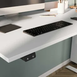 Weißes Homeoffice Möbel Set modern - Sparkle (zweiteilig)